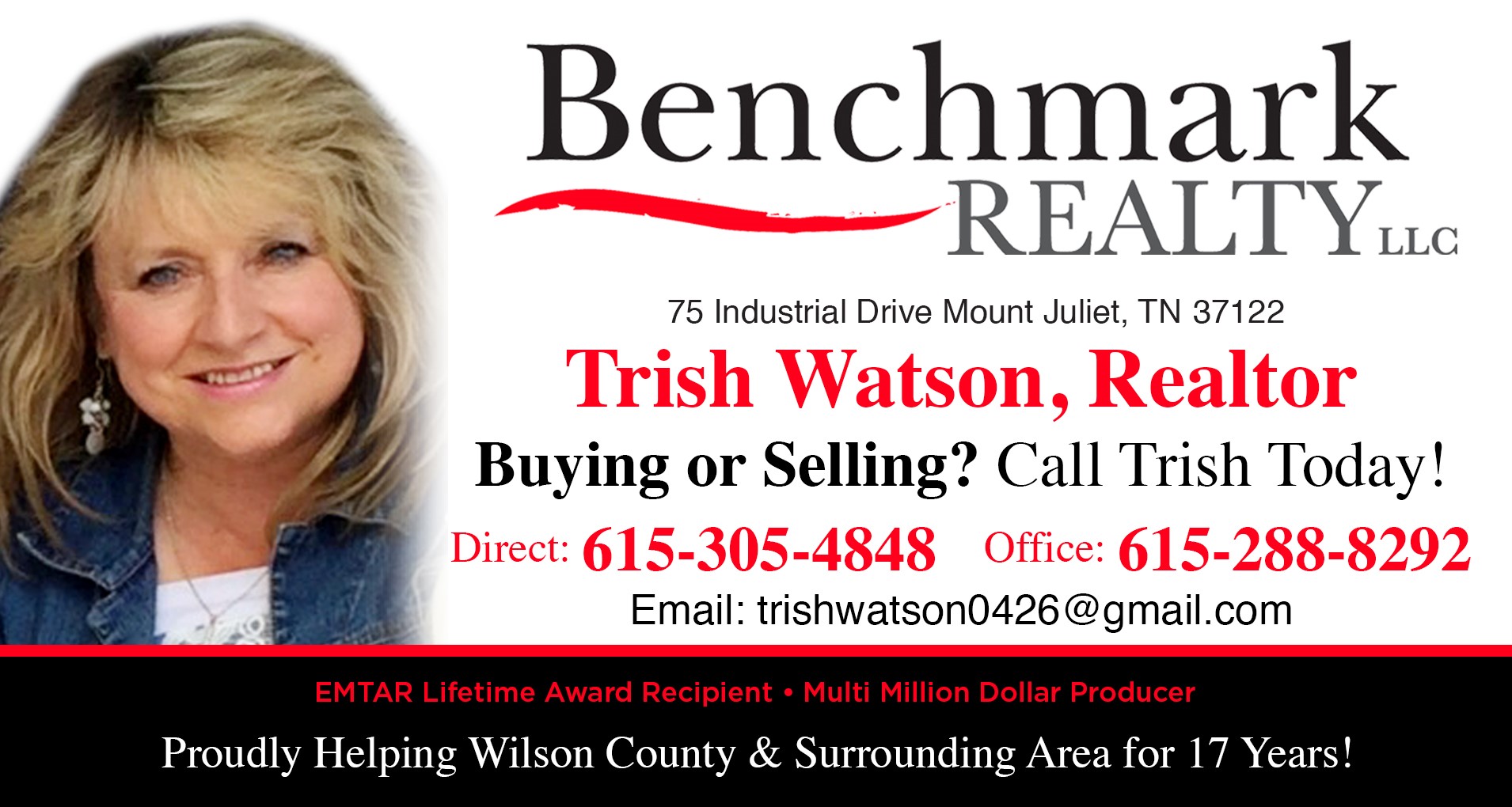Trish Watson - Benchmark Realty