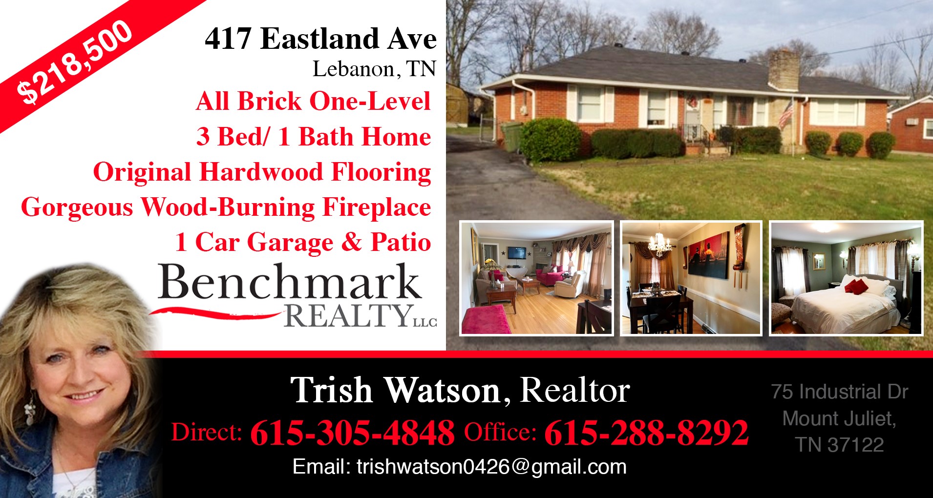 Trish Watson - Benchmark Realty